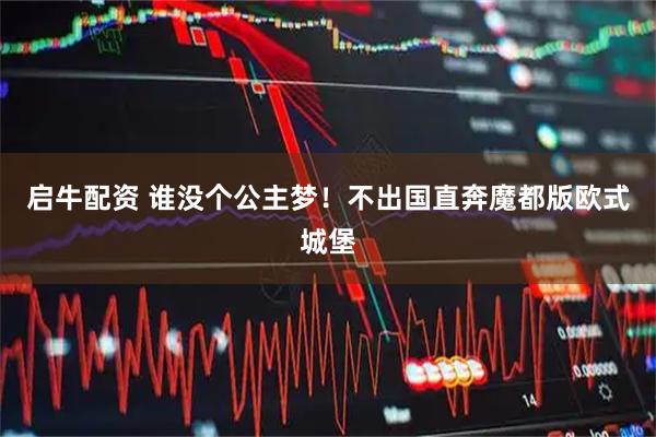 启牛配资 谁没个公主梦！不出国直奔魔都版欧式城堡