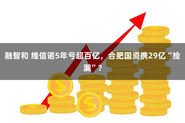 融智和 维信诺5年亏超百亿，合肥国资携29亿“捡漏”？